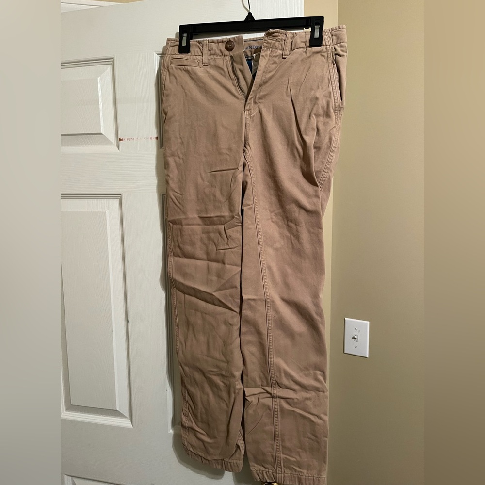 Lands End boys lined khakis, size 16S